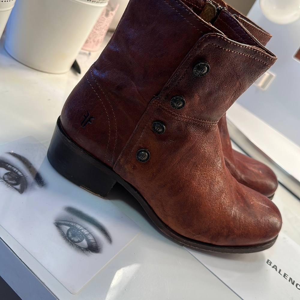 Frye leather short boots